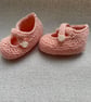 Peach shoes with crossover straps - Image 4