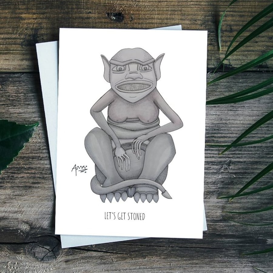 Let's Get Stoned Postcards - Pack of 5 Cards