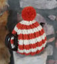 Small Tea Cosy for 2 Cup Tea Pot, Cornish Style, Hand Knitted - Image 3