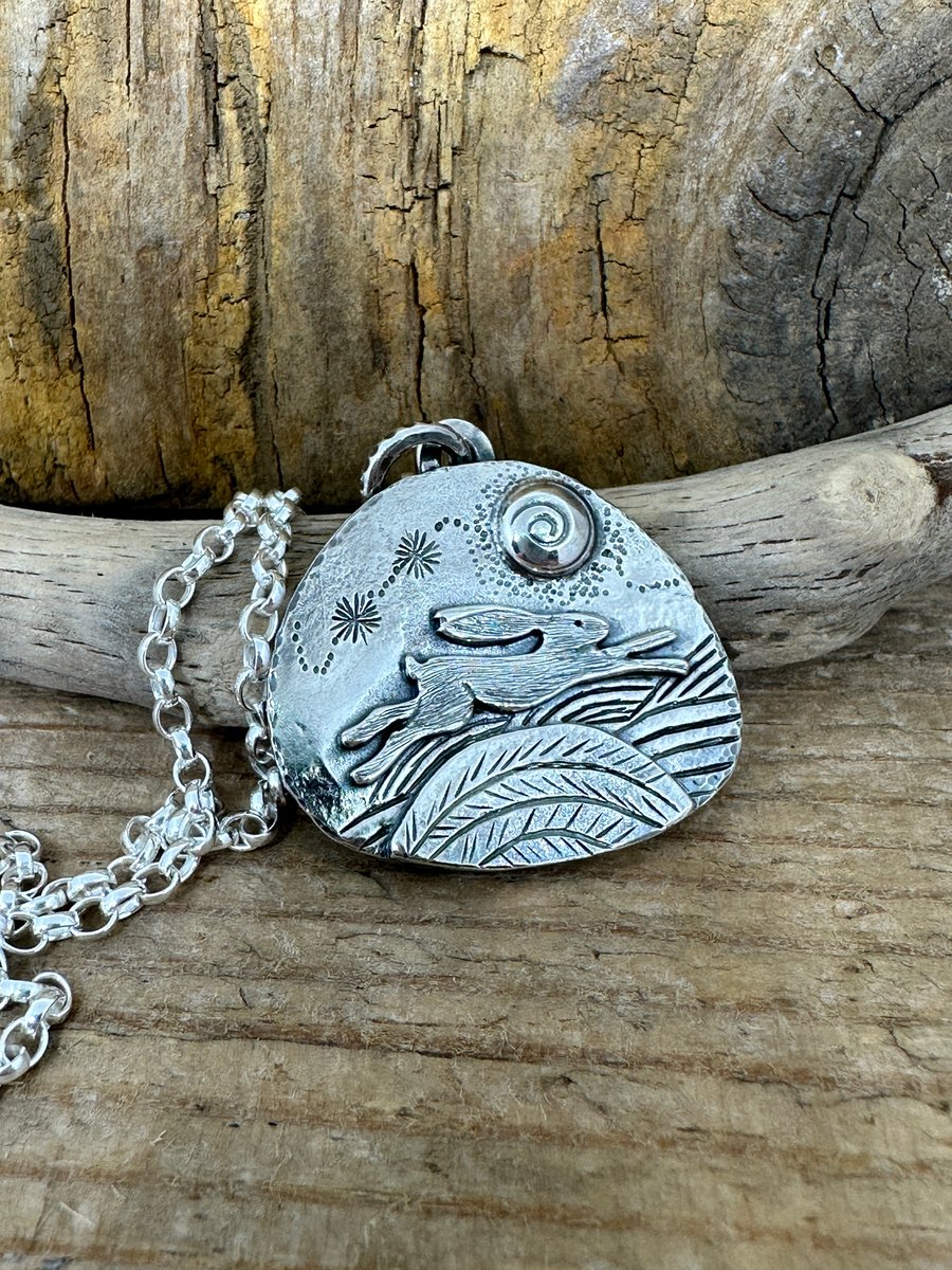 Running Hare Pendant
