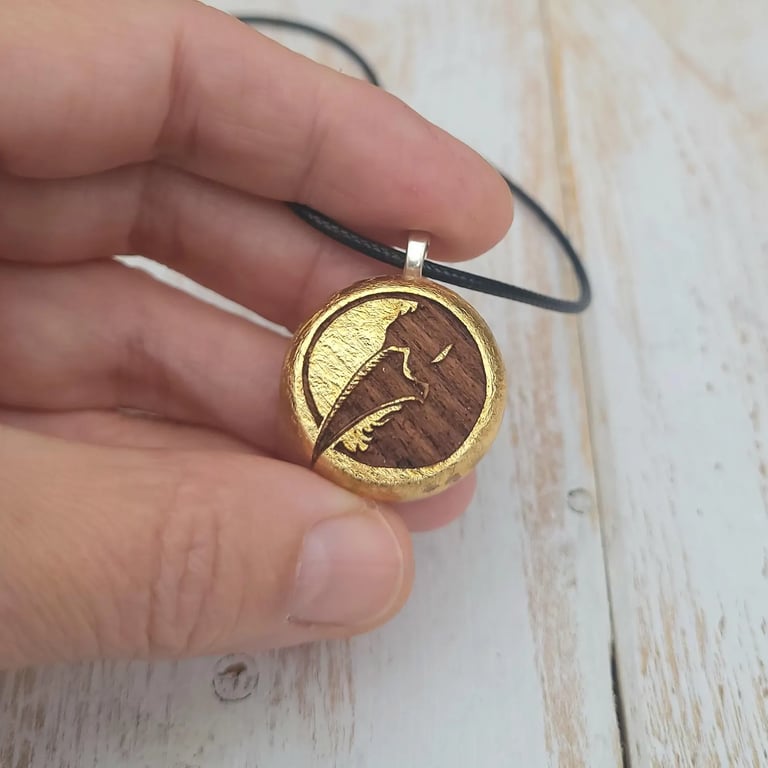 Odin’s Raven Pendant - Odin Huginn Muninn Amulet