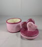 Pink Ceramic Valentine Hearts Trinket Jewellery Storage Gift Box. - Image 3