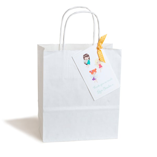 Personalised Fairy Party Bags - pack of 6