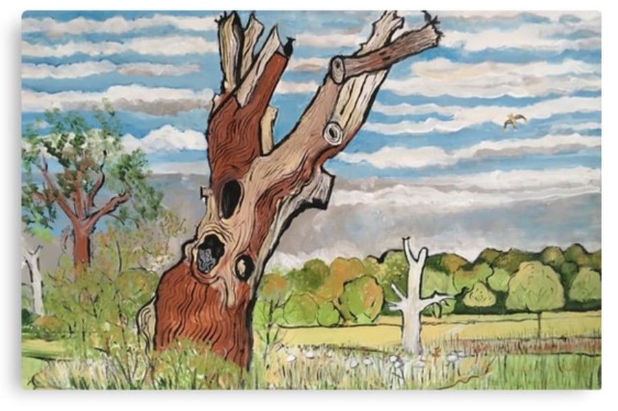 Canvas Print Wall Art Taken From The Original Oil Painting 'The Deadwood Tree’