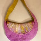 Perfectly Imperfect Pink Felted Handbag
