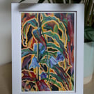 'Harebells' Gouache Painting