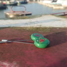 Lapel pins hand painted with canal roses