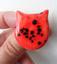 Cat head brooch - Image 1