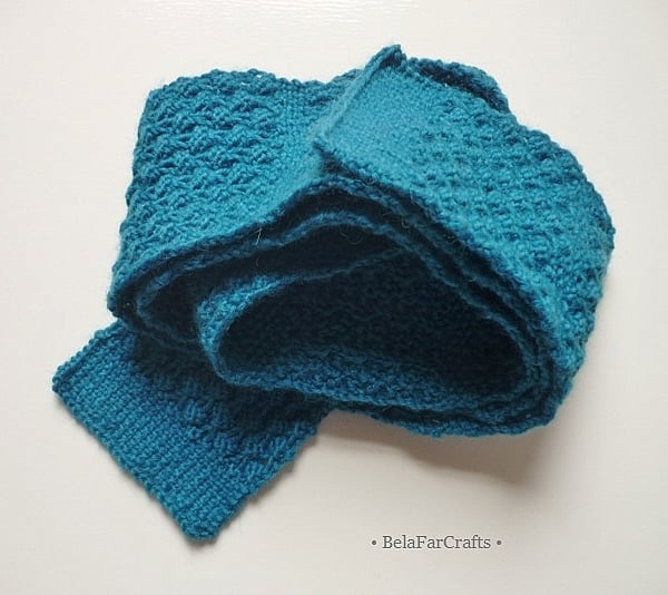 British wool scarf - Handmade gift for girls - Eco friendly knitwear