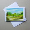 original art watercolour landscape greetings card ( ref FA 409 C1 )