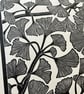 Linocut Print - Ginkgo - Nature Print - Limited Edition  - Image 5