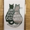 Time Spent With Cats (2) Magnet