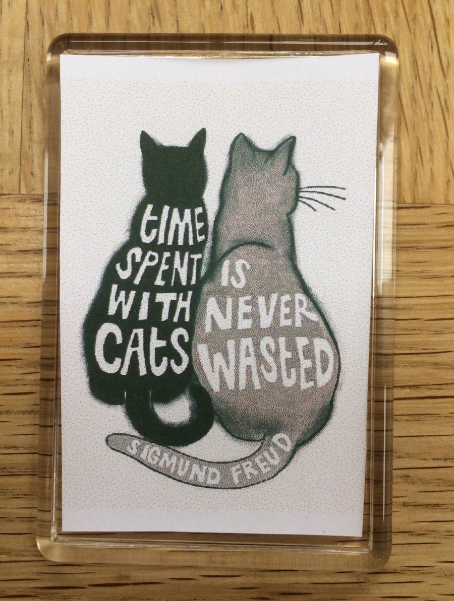 Time Spent With Cats (2) Magnet