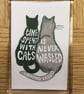 Time Spent With Cats (2) Magnet - Image 1
