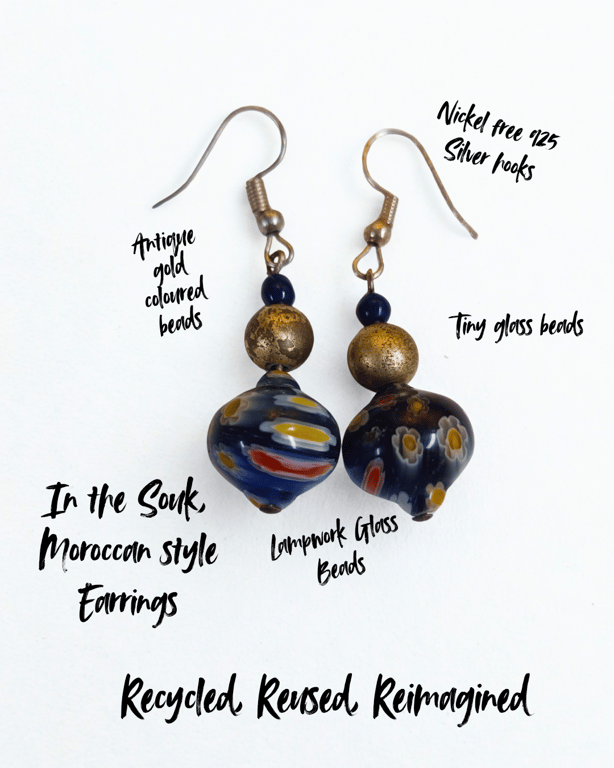 In the Souk, Moroccan Style Earrings