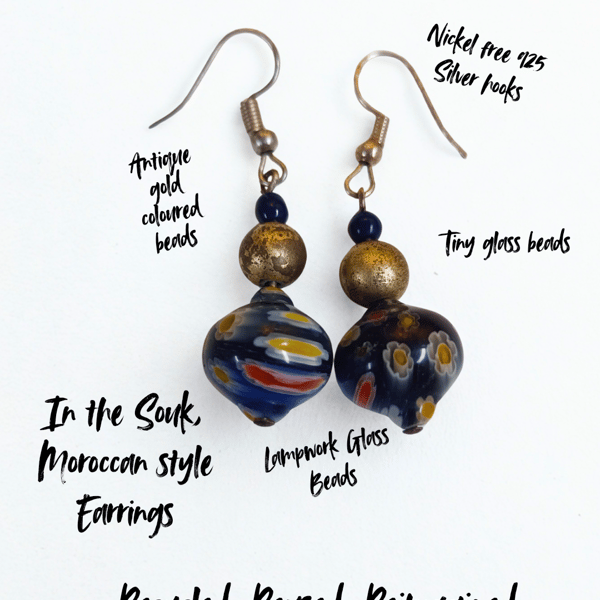 In the Souk, Moroccan Style Earrings