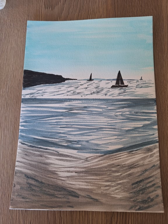 Seascape, bright 