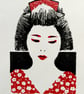 Geisha Linocut - Image 2