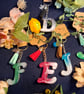 Handmade resin Initial keyrings. Any letter!