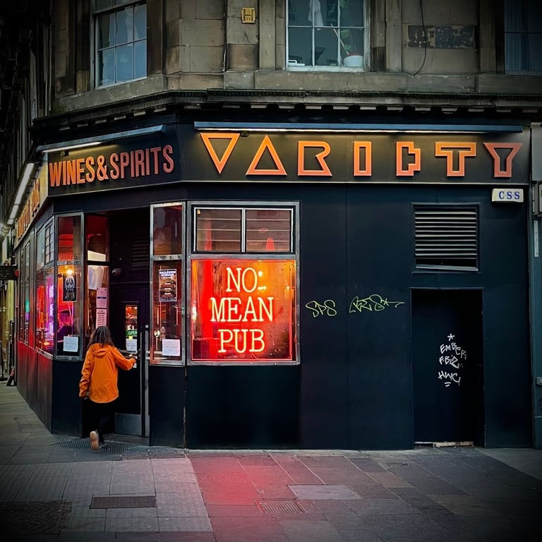 ‘Variety Bar’ signed square mounted print 30 x 30cm FREE DELIVERY