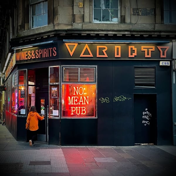‘Variety Bar’ signed square mounted print 30 x 30cm FREE DELIVERY