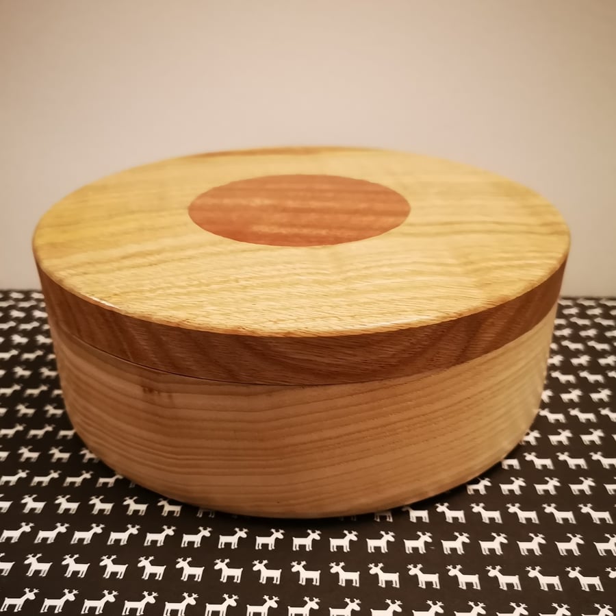 Large Woodturned  Watch or Jewellery box                FREE P & P 