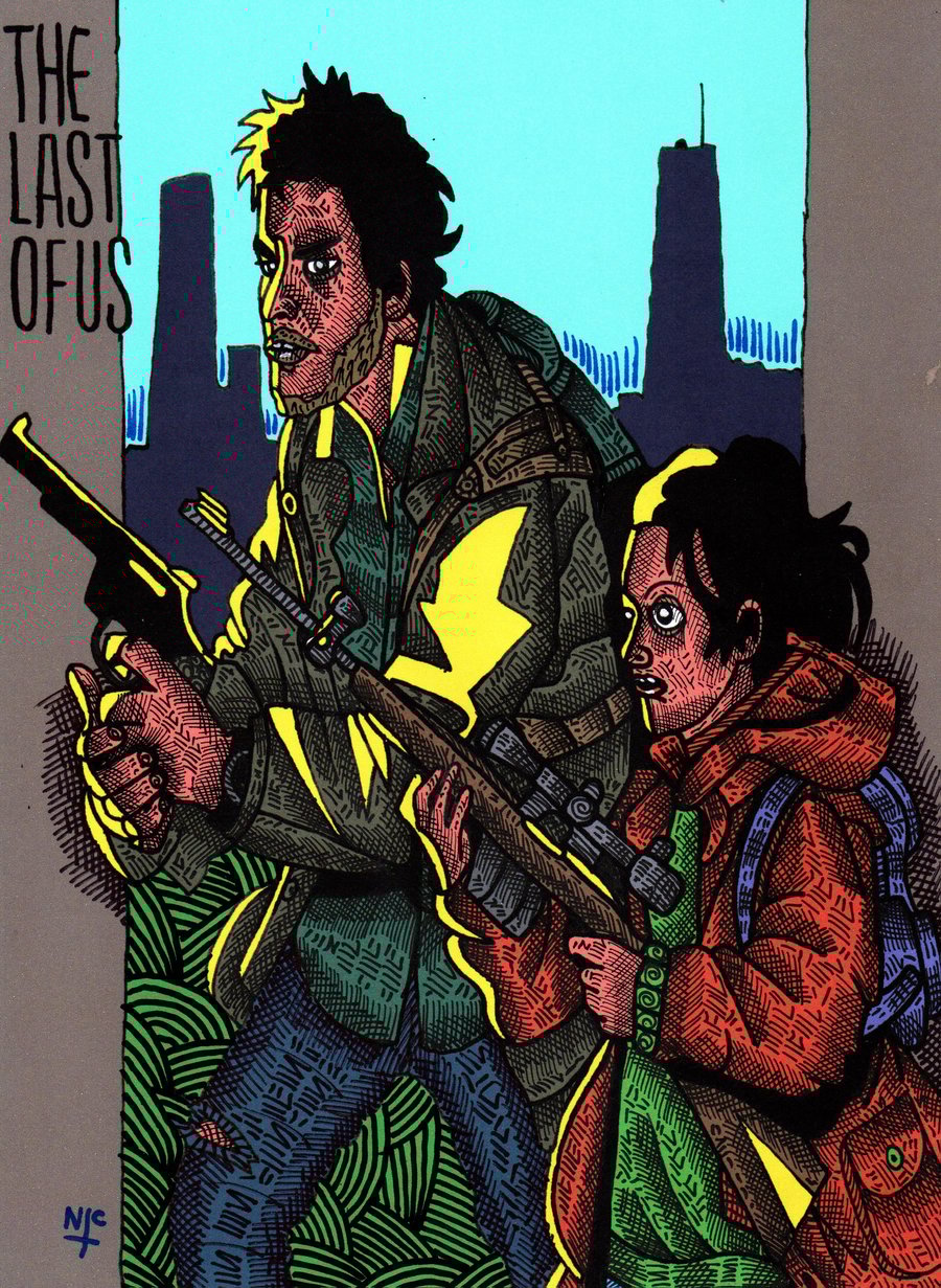 LAST OF US FAN ART INKS