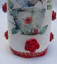 Handmade Robin flower vase,  - Image 6