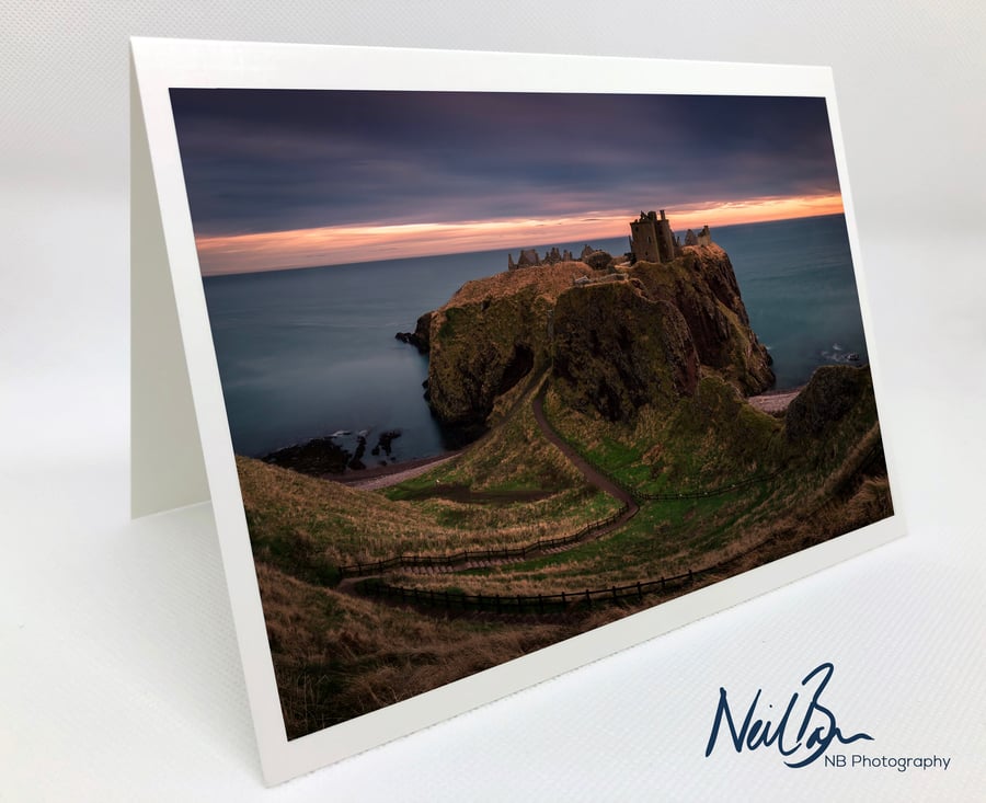 Dunnottar Castle Aberdeenshire - Scottish Greeting Card by Neil Barr