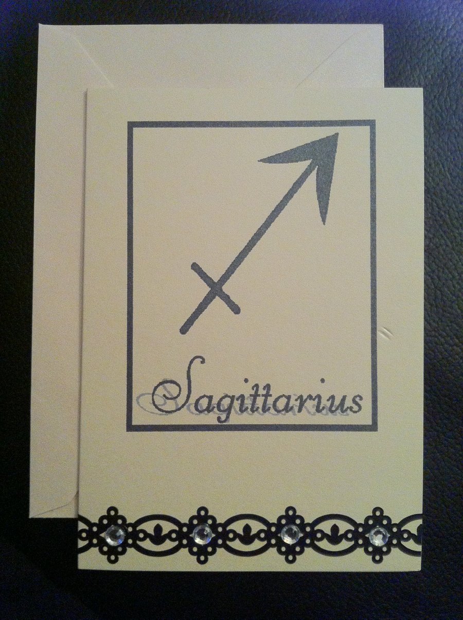 Sagittarius Greetings Card