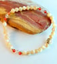 Mother Of Pearl Bracelet, Zircon & Crystal, Bridesmaid Gift, Summer Jewellery - Image 4