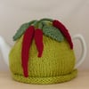 Hand Knitted 'Chilli & Lime' Tea Cosy