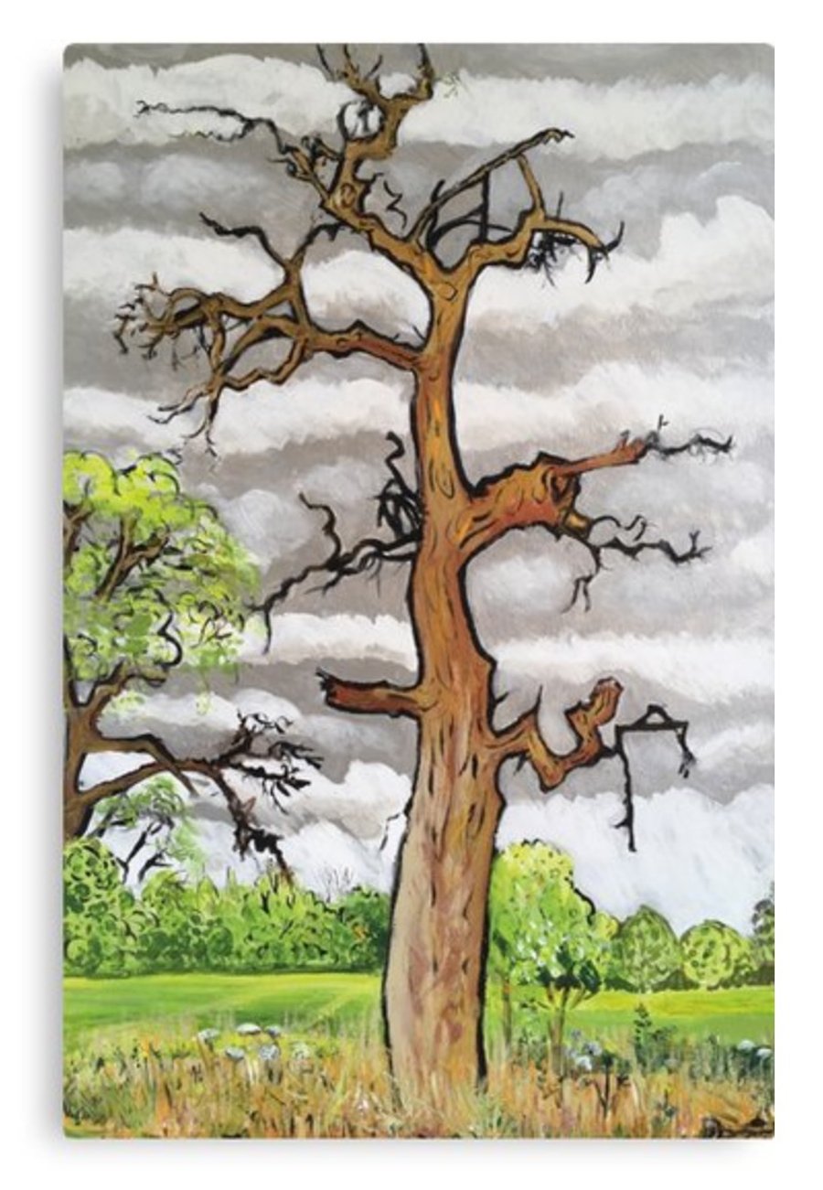 Canvas Print Wall Art Taken From The Original Oil Painting ‘The Lightning Tree’