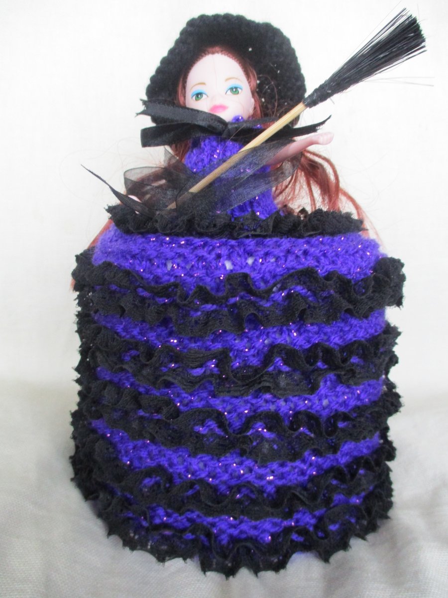 COVER GIRL - SPARE TOILET ROLL COVER - PURPLE A... - Folksy