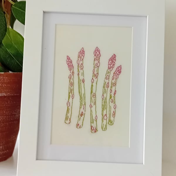 Hand Embroidered Framed Picture