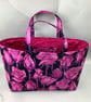Roses tote bag, Floral shopper, handmade in Sussex - Image 3