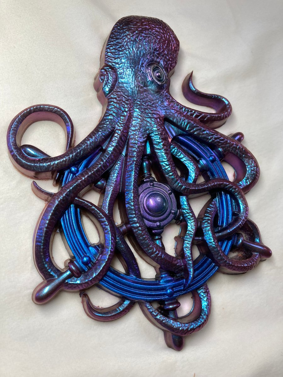 Resin Octopus unique, Decorative and colourful Fridge Magnet
