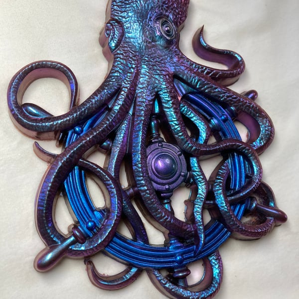 Resin Octopus unique, Decorative and colourful Fridge Magnet