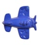 Blue airplane buttons for knitting and crochet 15mm