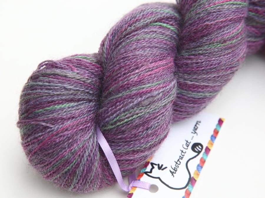 SALE: Old Lavender - Bluefaced Leicester laceweight yarn