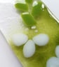 Fused Glass Myrtle Flower Suncatcher: Botanical Bedroom Decor - Image 4