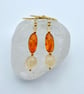 Amber & Citrine Earrings, November Birthday, Scorpio, Anniversary, Gifts For Her - Image 4
