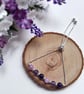 Amethyst Beaded Sliding Clasp Bracelet - Image 3