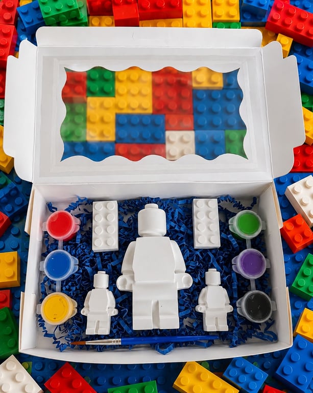 New Paint Your Own Lego Box 