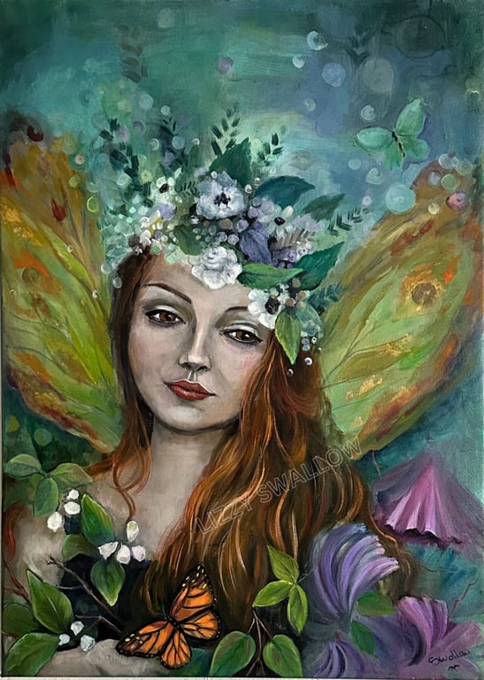 Enchantment. Mixed media art