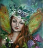 Enchantment. Mixed media art