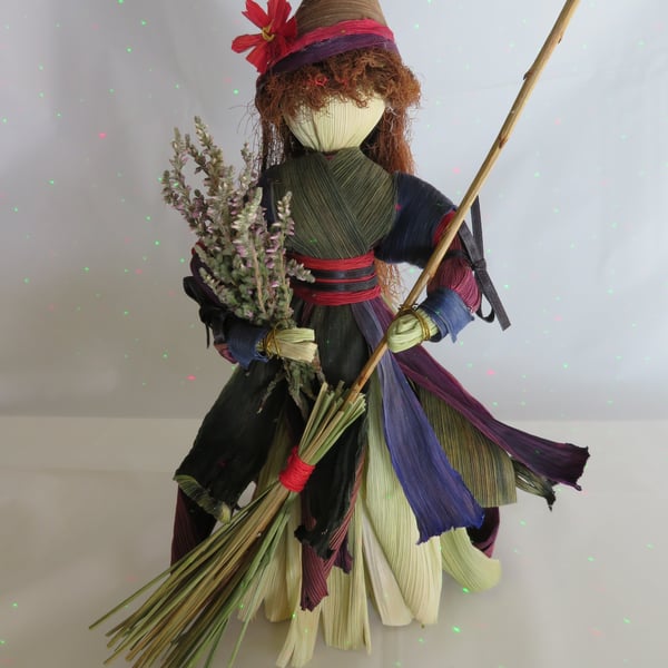 Halloween Medieval Corn Husk Doll