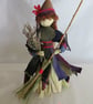 Halloween Medieval Corn Husk Doll