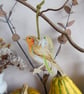 Robin and Snowdrop Wooden Hanging Decoration - Image 10