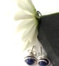 Sterling Silver Sodalite Stud Earrings - Image 2